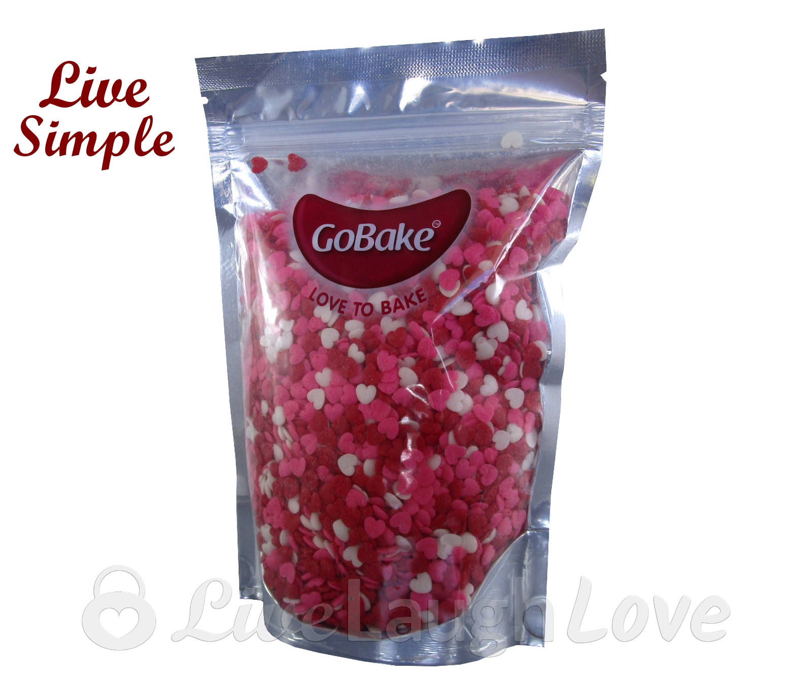 Valentine Heart Sprinkles - 500gm
