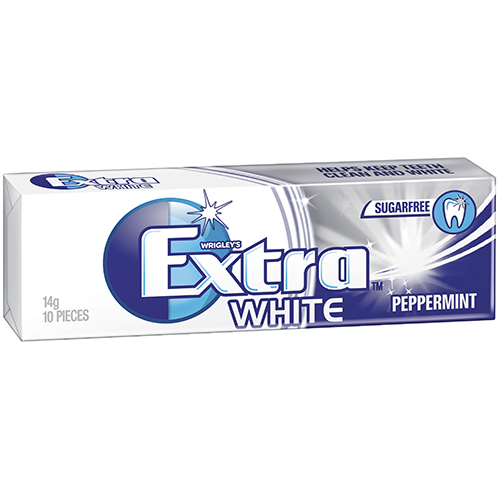 White Peppermint Gum 30pks - Pellet