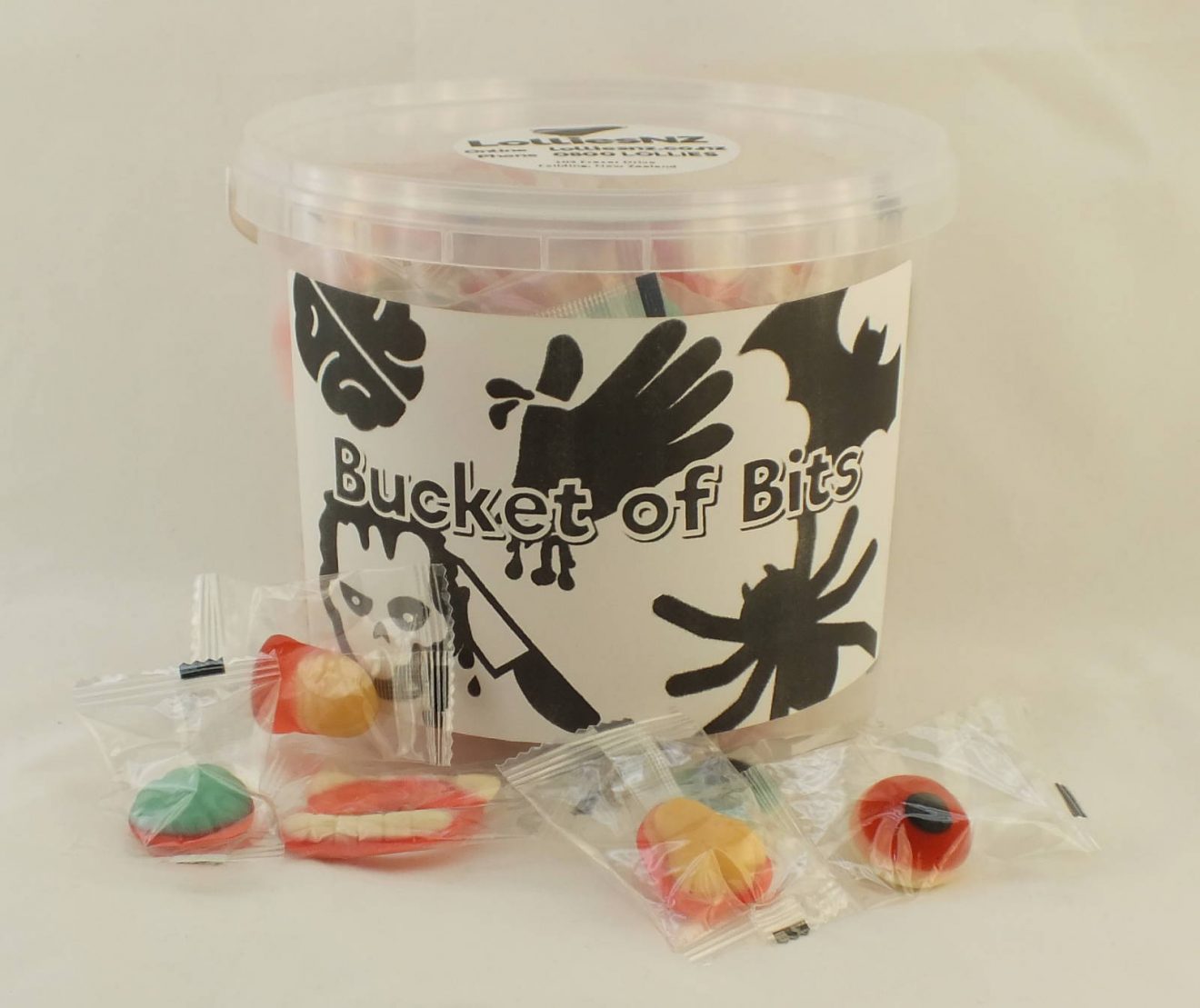 Bucket of Bits - Wrapped Body Parts - 500gm
