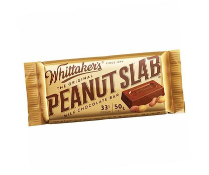 Whittaker's Slab Peanut Chocolate Bars - Bulk 50 x 50gm