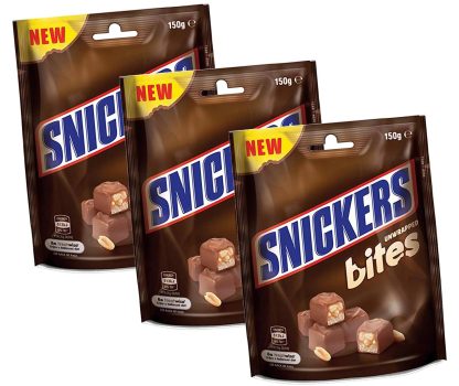 Snickers Chocolate Bites 150gm - 3 Pack