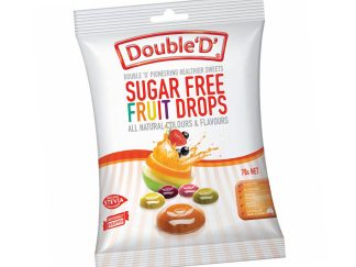 Double D Sugar-Free Fruit Drops Mini packs 3 x 70gm