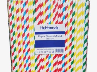 Huhtamaki Mixed Paper Straws 250pk